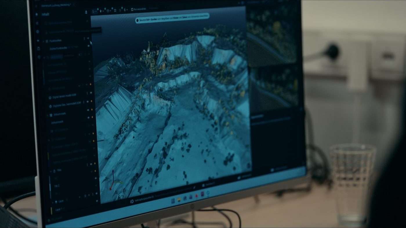 3D-Geländemodell für Infrastrukturprojekte