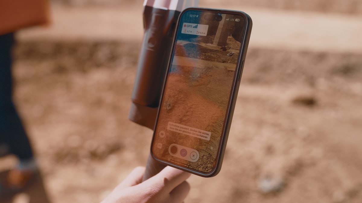 Terrestrisches Scanning vor Ort
